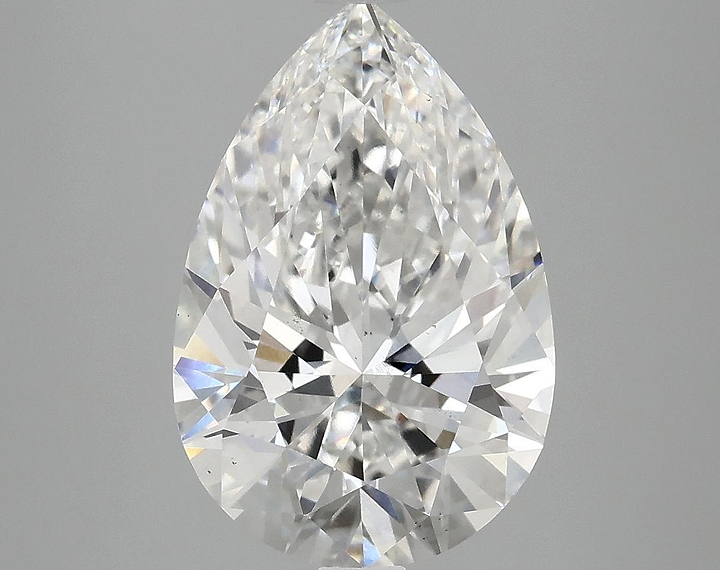 4.07 Carat Pear Shaped Excellent Cut VS2 IGI Certified Lab Grown Diamond