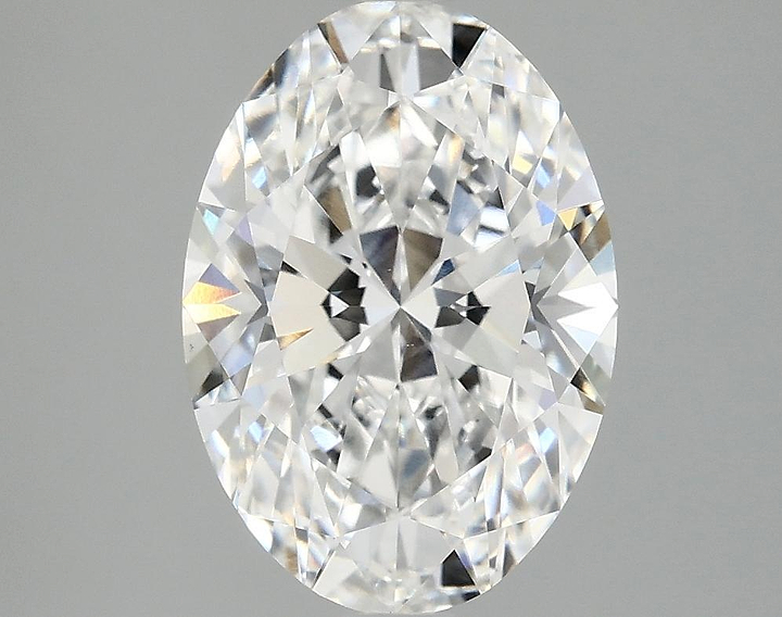 3.08 Carat Oval Shaped Ideal Cut VVS2 IGI Certified Lab Grown Diamond