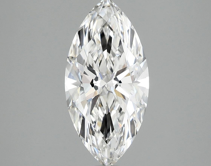 2.09 Carat Marquise Shaped Ideal Cut VVS2 IGI Certified Lab Grown Diamond