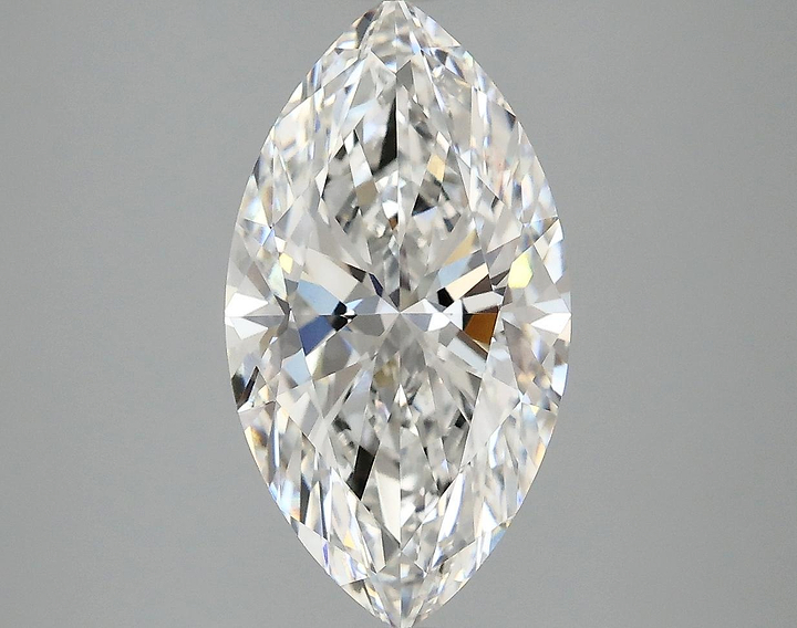3.09 Carat Marquise Shaped Excellent Cut VVS2 IGI Certified Lab Grown Diamond