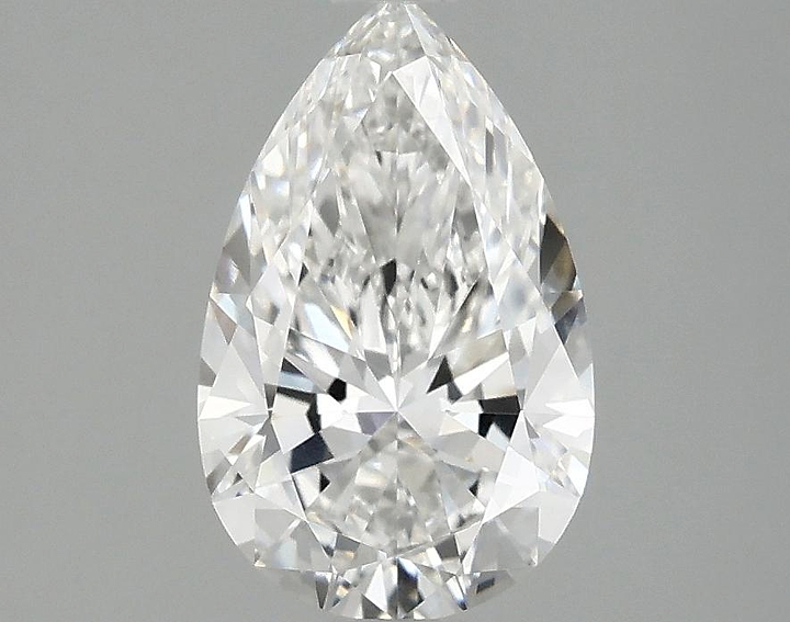 1.5 Carat Pear Shaped Ideal Cut VVS2 IGI Certified Lab Grown Diamond