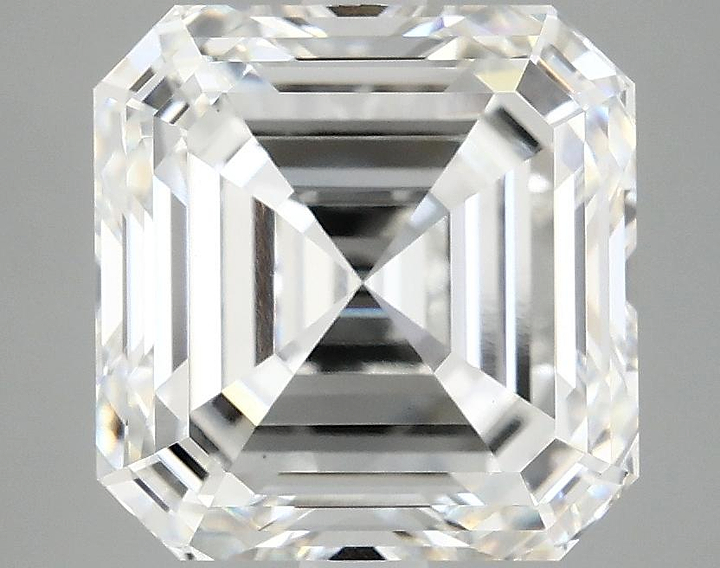 5.16 Carat Asscher Shaped Ideal Cut VS1 IGI Certified Lab Grown Diamond