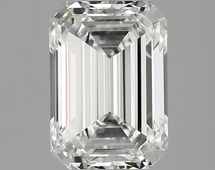 2.02 Carat Emerald Shaped Ideal Cut VVS2 IGI Certified Lab Grown Diamond