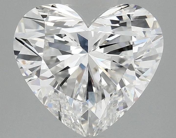 3.09 Carat Heart Shaped Ideal Cut VS2 IGI Certified Lab Grown Diamond