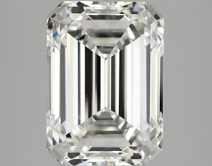 2.99 Carat Emerald Shaped Ideal Cut VVS2 IGI Certified Lab Grown Diamond