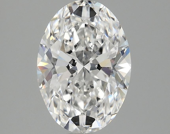 1.65 Carat Oval Shaped Ideal Cut VVS2 IGI Certified Lab Grown Diamond