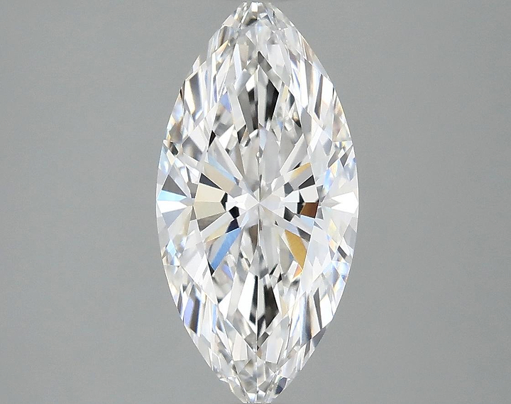 1.91 Carat Marquise Shaped Excellent Cut VVS2 IGI Certified Lab Grown Diamond