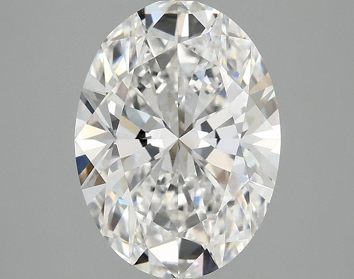 3.08 Carat Oval Shaped Excellent Cut VVS2 IGI Certified Lab Grown Diamond