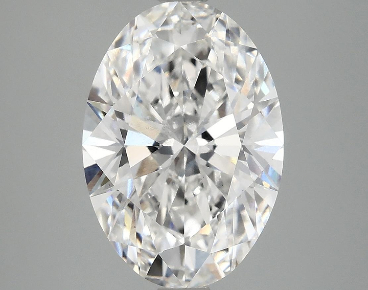 4.08 Carat Oval Shaped Ideal Cut SI1 IGI Certified Lab Grown Diamond
