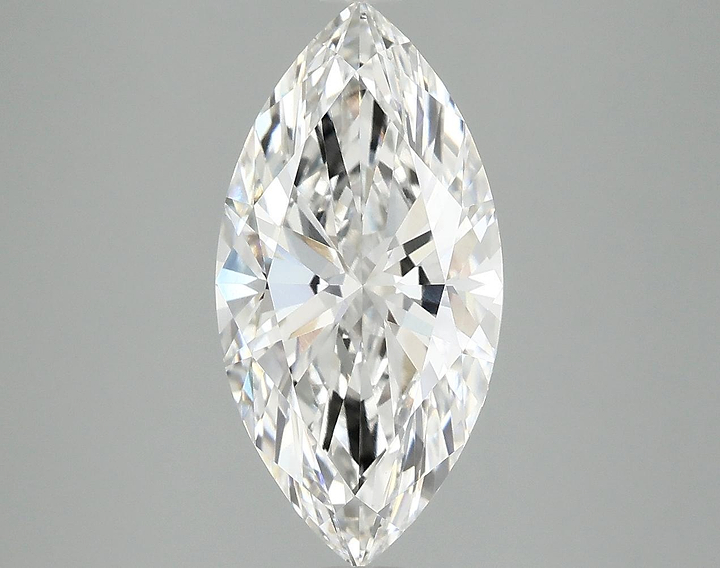 3.09 Carat Marquise Shaped Ideal Cut VVS2 IGI Certified Lab Grown Diamond