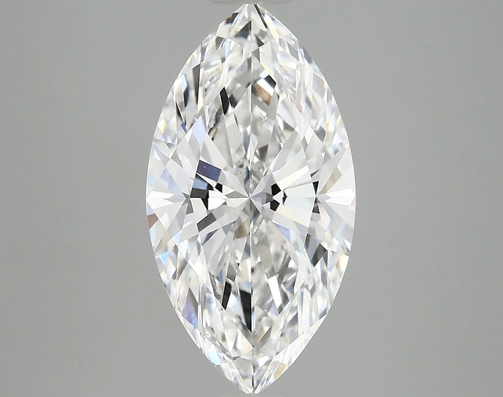 3.05 Carat Marquise Shaped Excellent Cut VS1 IGI Certified Lab Grown Diamond