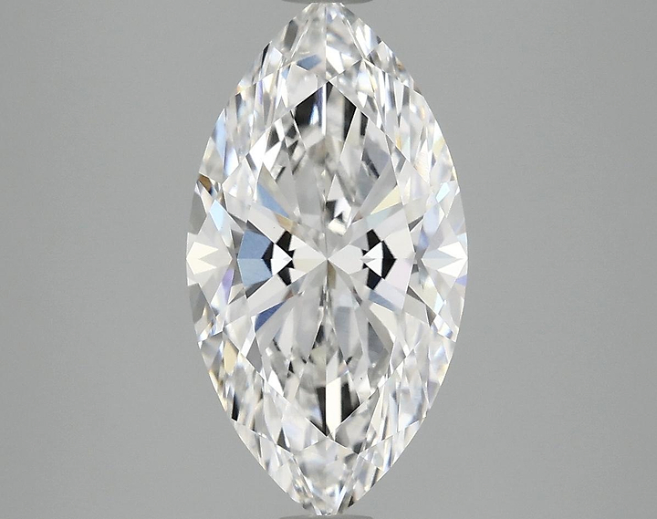 3.05 Carat Marquise Shaped Excellent Cut VS1 IGI Certified Lab Grown Diamond