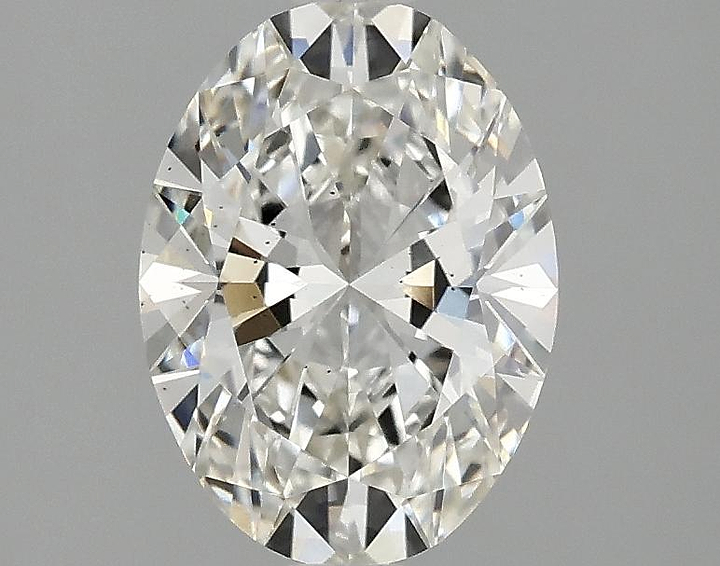 1.59 Carat Oval Shaped Excellent Cut SI1 IGI Certified Lab Grown Diamond