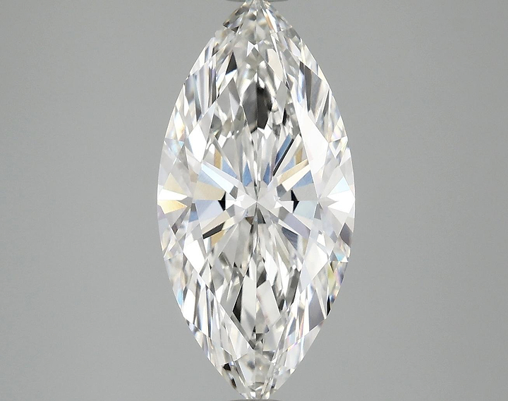 3.04 Carat Marquise Shaped Excellent Cut VVS2 IGI Certified Lab Grown Diamond