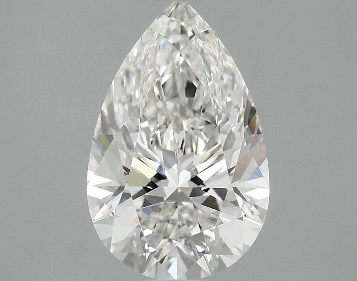 1.85 Carat Pear Shaped Ideal Cut VVS2 IGI Certified Lab Grown Diamond