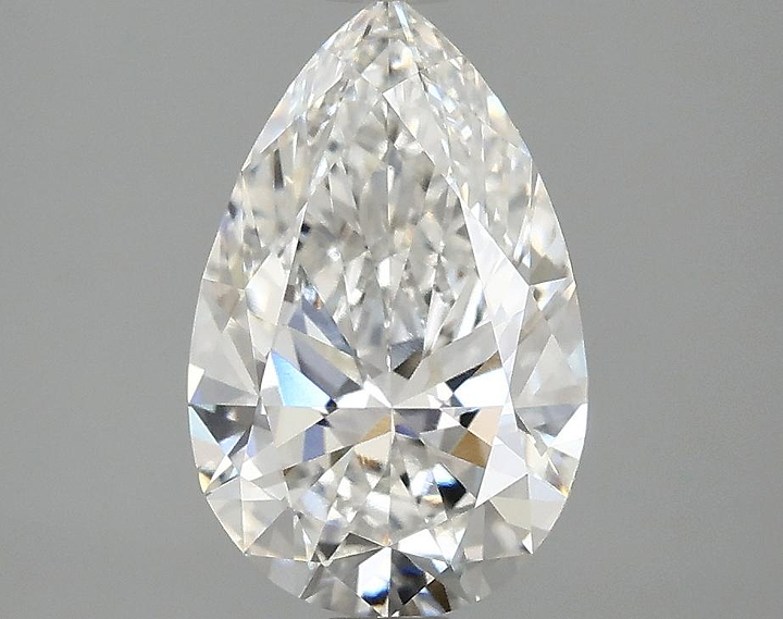 1.89 Carat Pear Shaped Ideal Cut VVS2 IGI Certified Lab Grown Diamond