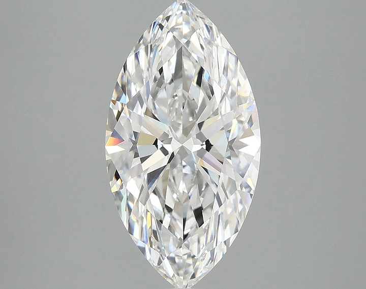3.03 Carat Marquise Shaped Excellent Cut VVS2 IGI Certified Lab Grown Diamond