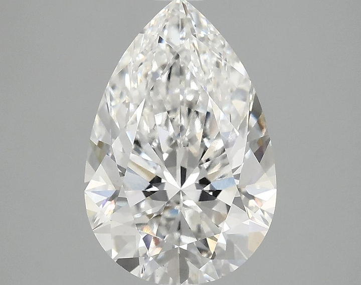 3.02 Carat Pear Shaped Excellent Cut VS2 IGI Certified Lab Grown Diamond