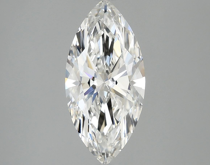 2.01 Carat Marquise Shaped Excellent Cut VVS2 IGI Certified Lab Grown Diamond