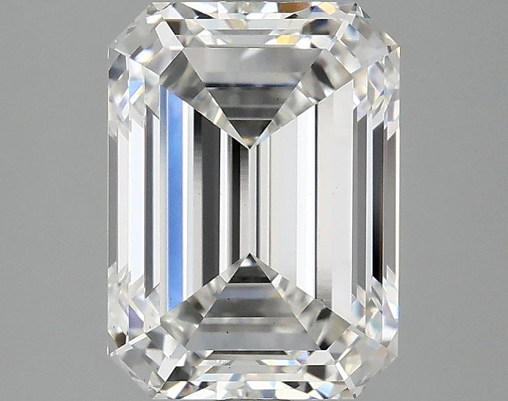 3.09 Carat Emerald Shaped Excellent Cut VS1 IGI Certified Lab Grown Diamond