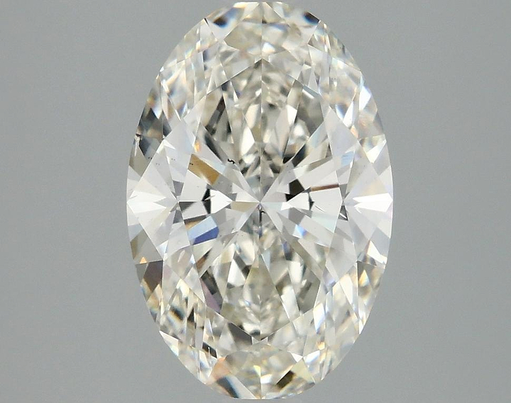 2.54 Carat Oval Shaped Excellent Cut VS2 IGI Certified Lab Grown Diamond