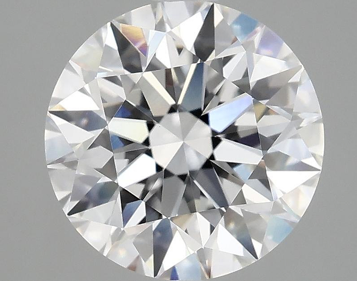 3.09 Carat Round Shaped Excellent Cut VVS2 IGI Certified Lab Grown Diamond