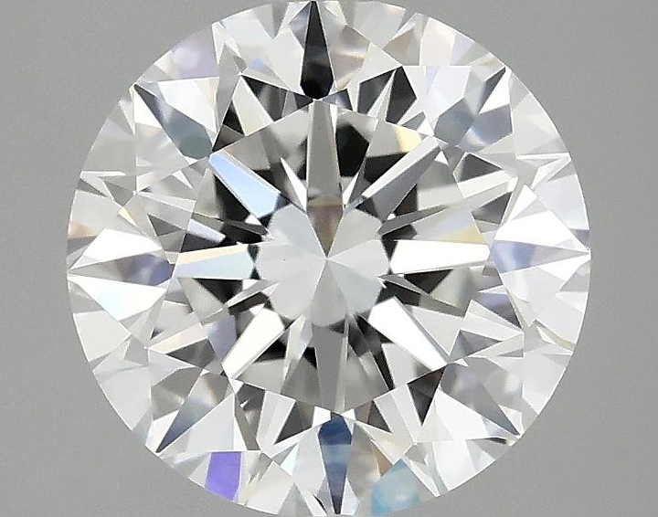 3.07 Carat Round Shaped Excellent Cut VVS2 IGI Certified Lab Grown Diamond