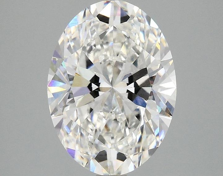 3.09 Carat Oval Shaped Excellent Cut VVS2 IGI Certified Lab Grown Diamond