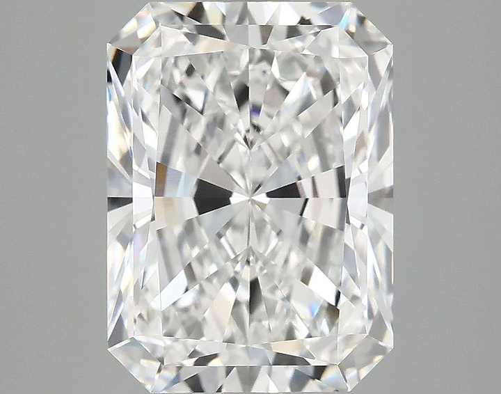 4.09 Carat Radiant Shaped Excellent Cut VVS2 IGI Certified Lab Grown Diamond