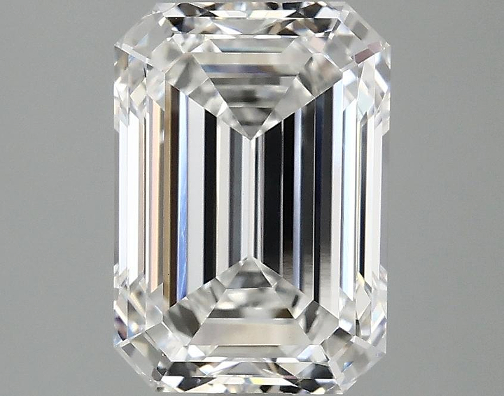 3.04 Carat Emerald Shaped Ideal Cut VVS2 IGI Certified Lab Grown Diamond