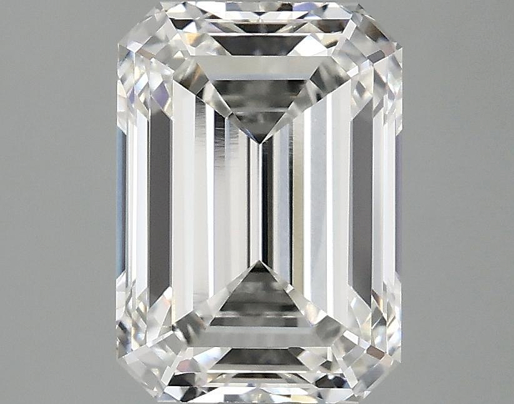 3.01 Carat Emerald Shaped Ideal Cut VVS2 IGI Certified Lab Grown Diamond