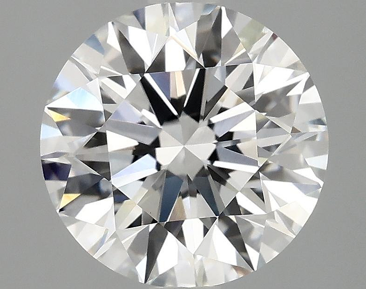 3.05 Carat Round Shaped Excellent Cut VVS2 IGI Certified Lab Grown Diamond