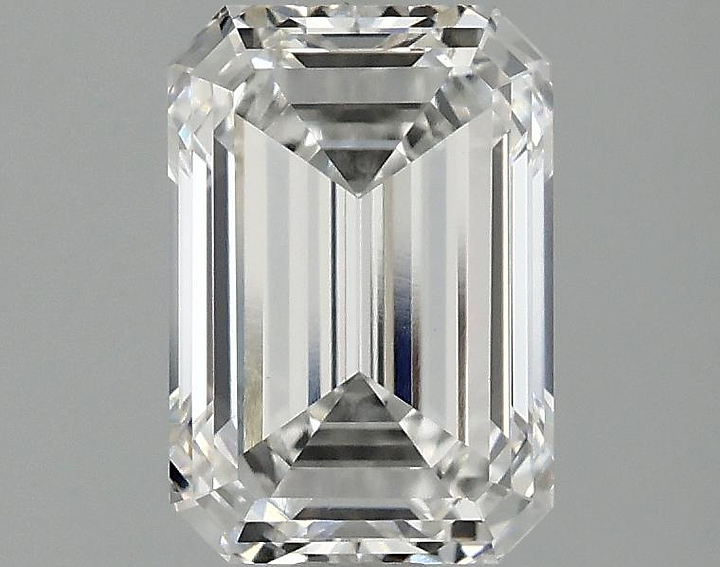 2.04 Carat Emerald Shaped Ideal Cut VVS2 IGI Certified Lab Grown Diamond