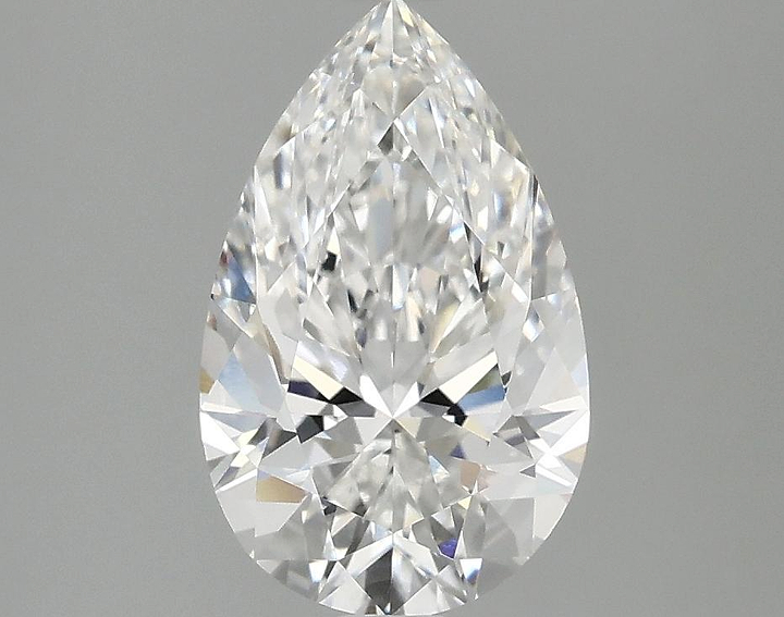 2.01 Carat Pear Shaped Ideal Cut VVS2 IGI Certified Lab Grown Diamond