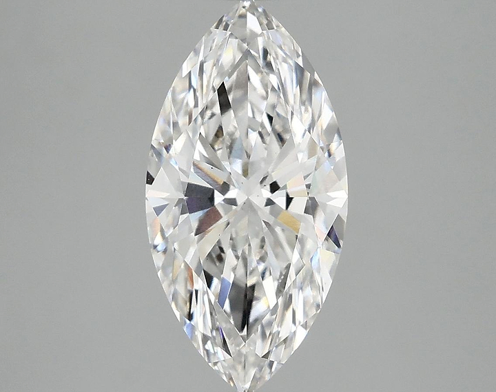 2.52 Carat Marquise Shaped Ideal Cut VS2 IGI Certified Lab Grown Diamond