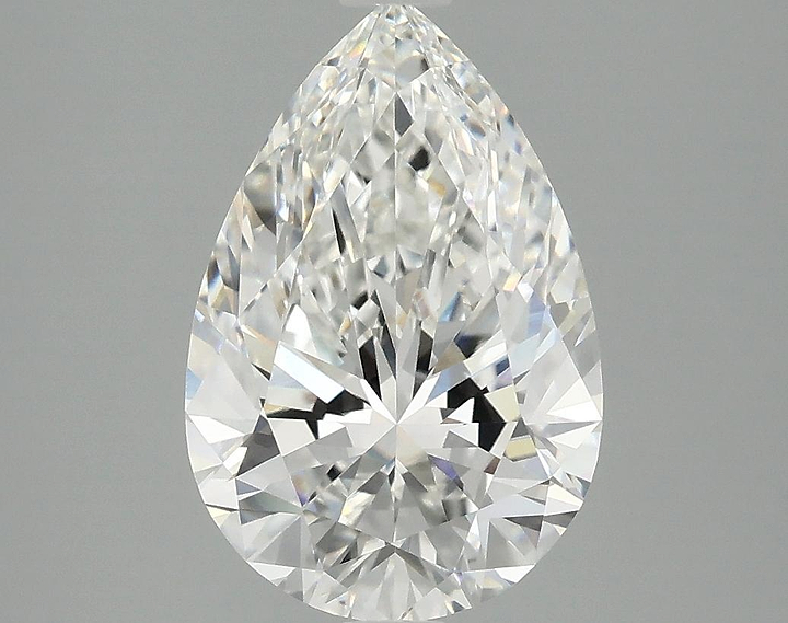 3.03 Carat Pear Shaped Excellent Cut VVS2 IGI Certified Lab Grown Diamond