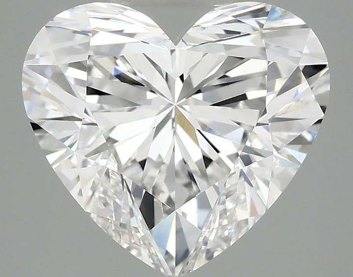 3.1 Carat Heart Shaped Ideal Cut VVS2 IGI Certified Lab Grown Diamond