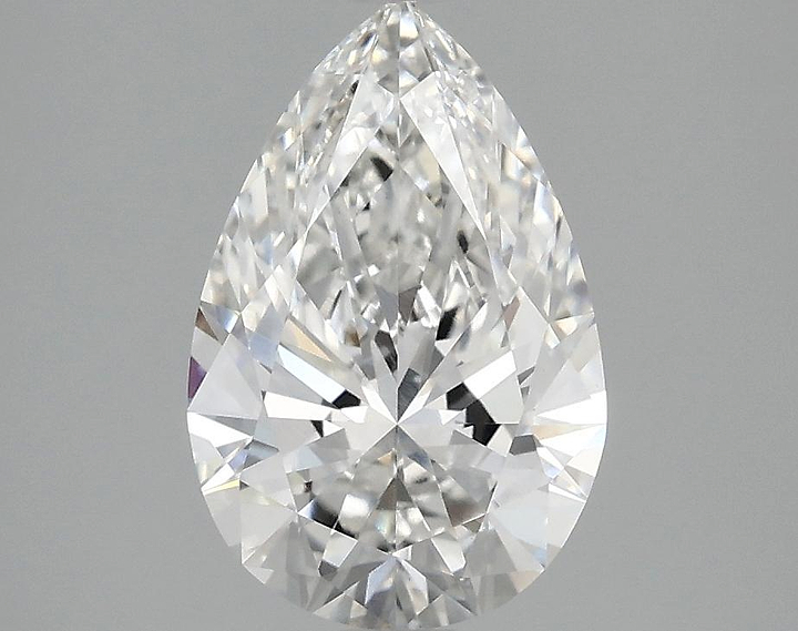 1.85 Carat Pear Shaped Excellent Cut VVS2 IGI Certified Lab Grown Diamond