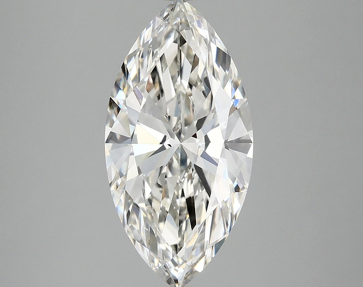 3.01 Carat Marquise Shaped Ideal Cut VVS2 IGI Certified Lab Grown Diamond