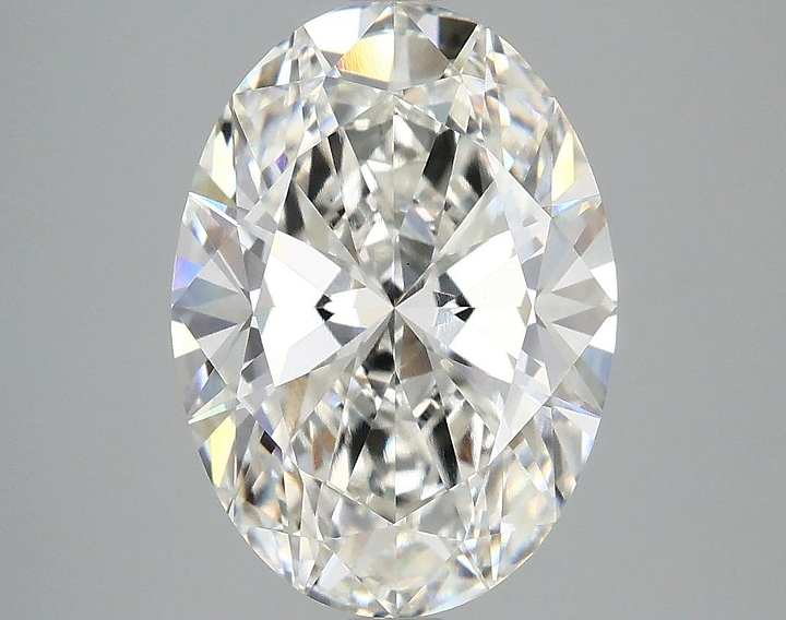 3.93 Carat Oval Shaped Ideal Cut VVS2 IGI Certified Lab Grown Diamond