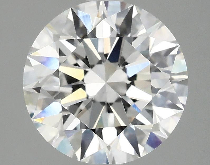 3.08 Carat Round Shaped Ideal Cut VVS2 IGI Certified Lab Grown Diamond