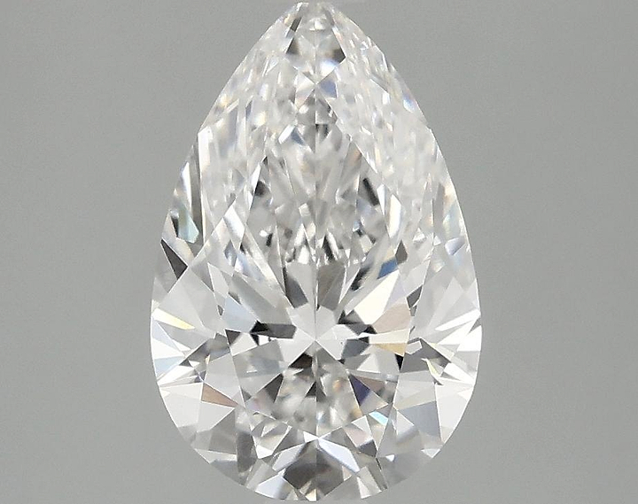 2.1 Carat Pear Shaped Ideal Cut VVS2 IGI Certified Lab Grown Diamond