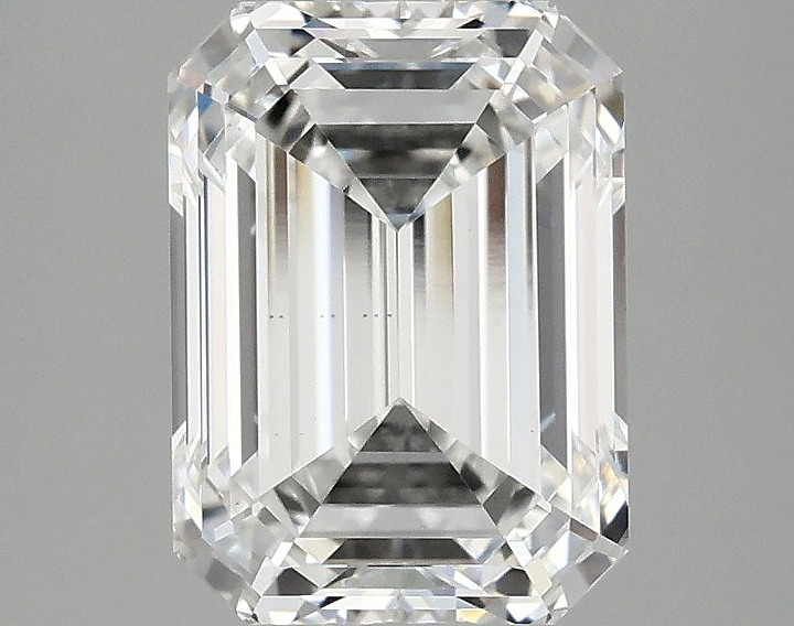 3.06 Carat Emerald Shaped Excellent Cut VS1 IGI Certified Lab Grown Diamond