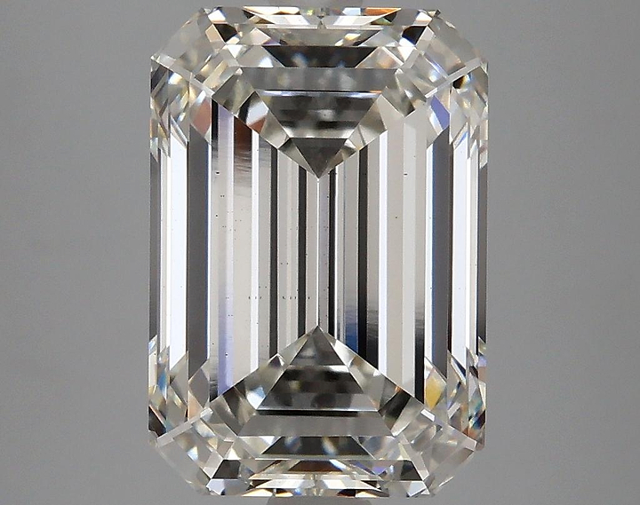 5.09 Carat Emerald Shaped Ideal Cut VS1 IGI Certified Lab Grown Diamond