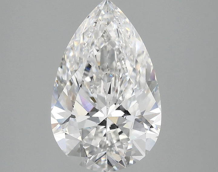 3.09 Carat Pear Shaped Ideal Cut VS2 IGI Certified Lab Grown Diamond