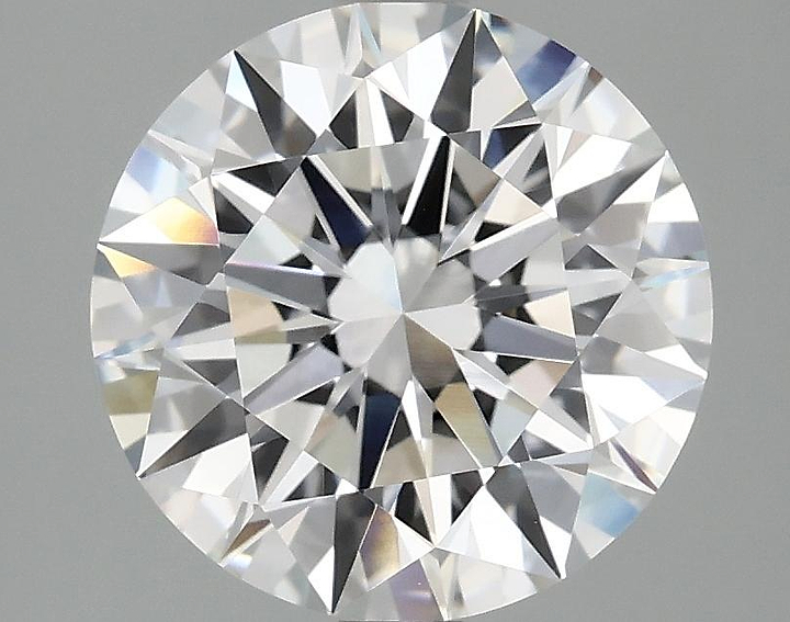3.06 Carat Round Shaped Ideal Cut VVS2 IGI Certified Lab Grown Diamond