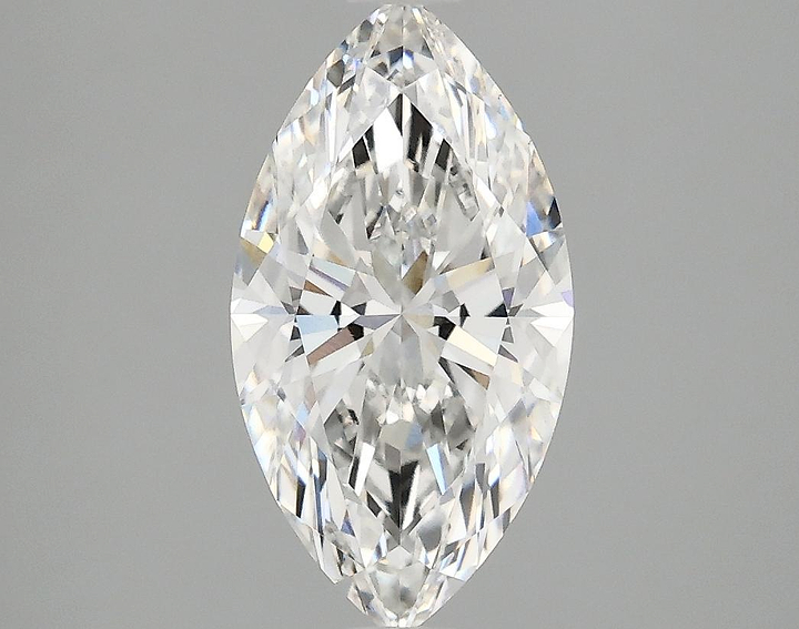 2.04 Carat Marquise Shaped Excellent Cut VVS2 IGI Certified Lab Grown Diamond