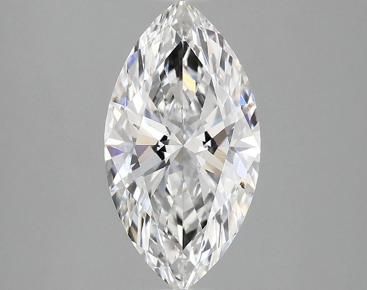 2.06 Carat Marquise Shaped Excellent Cut VVS2 IGI Certified Lab Grown Diamond