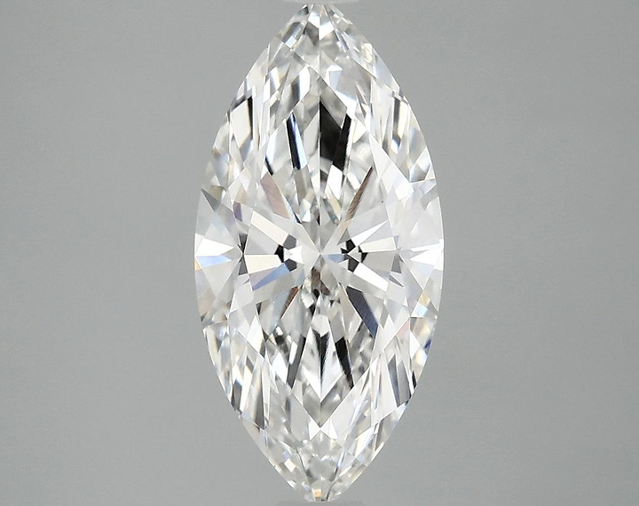 2.01 Carat Marquise Shaped Excellent Cut VVS2 IGI Certified Lab Grown Diamond