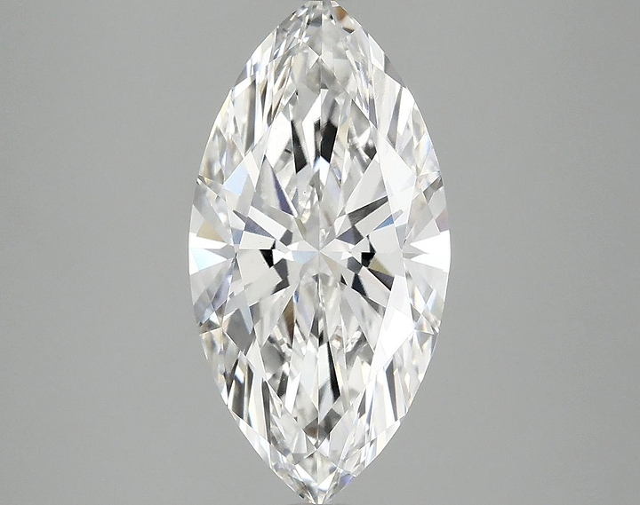2.97 Carat Marquise Shaped Ideal Cut VVS2 IGI Certified Lab Grown Diamond